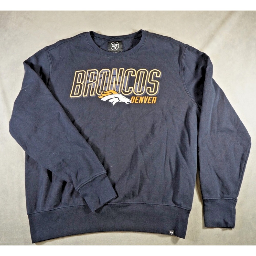 Denver Broncos '47‎ Sweatshirt Blue Men's XL